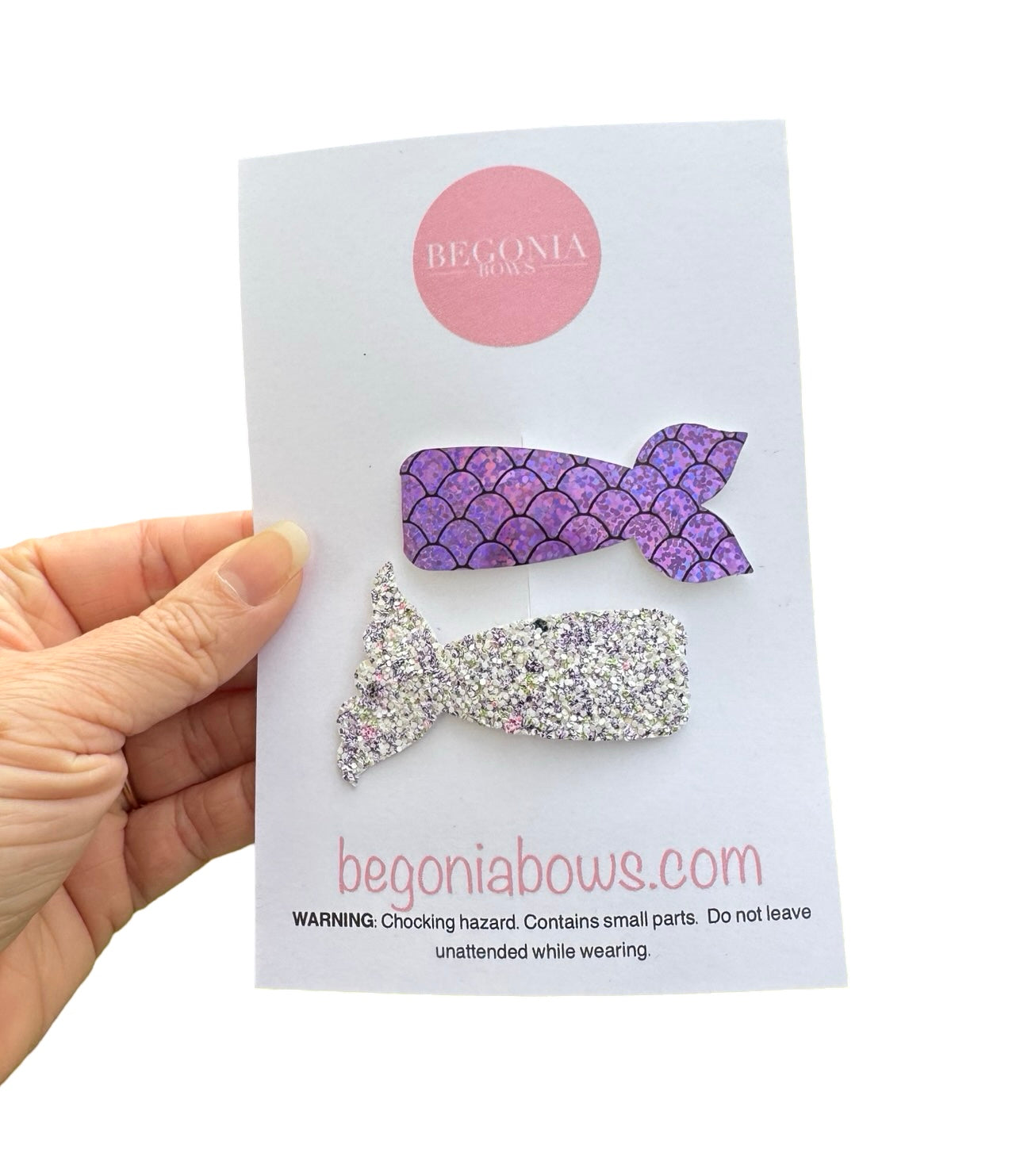 Mermaid Tail Snap Clip Set