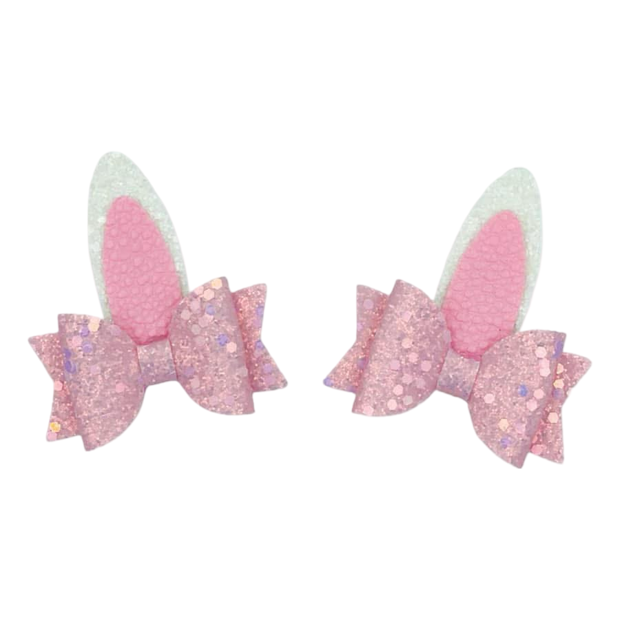 Bunny Ears- Pigtail Set