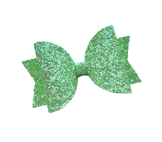 Light Green Glitter- Bow