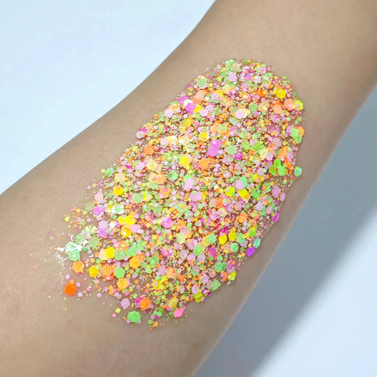 Spooky Neon Glitter Hair Gel