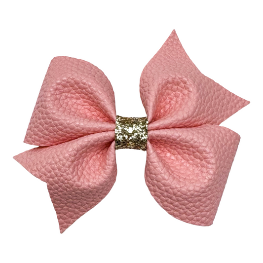 Blush Pink Solid- Bow