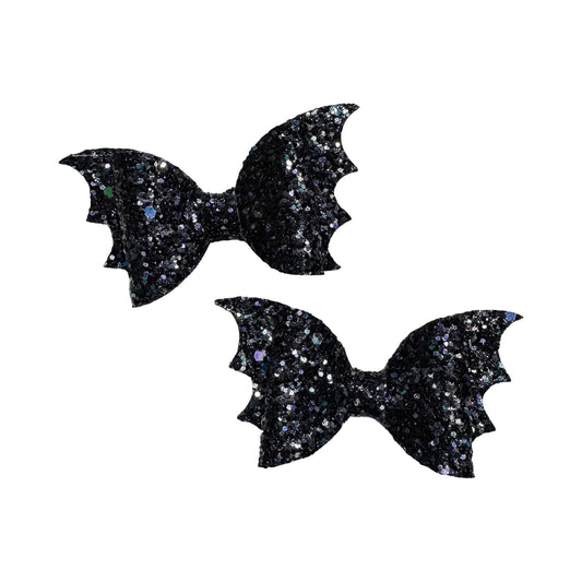 Bat Pigtail Bow Set