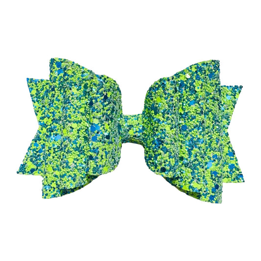 TRIPLE STACK Monster Mash Glitter Bow